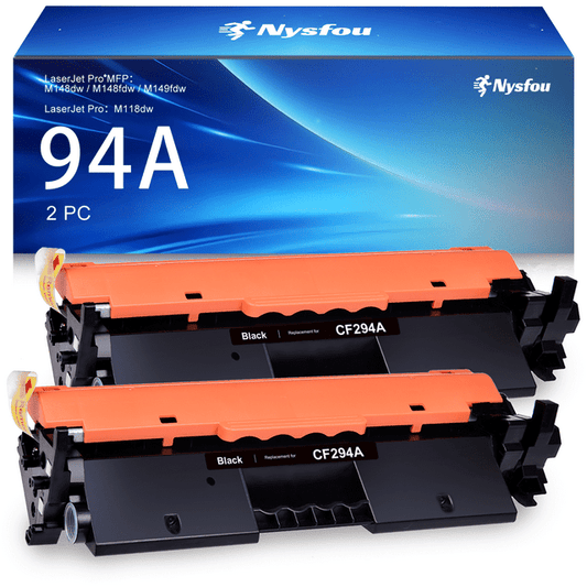 94A CF294A Toner Cartridge Replacement Compatible for HP 94A 94X CF294A for HP Laserjet Pro MFP M148fdw M148dw M149fdw Pro M118dw Printer Ink (Black, 2 Pack)