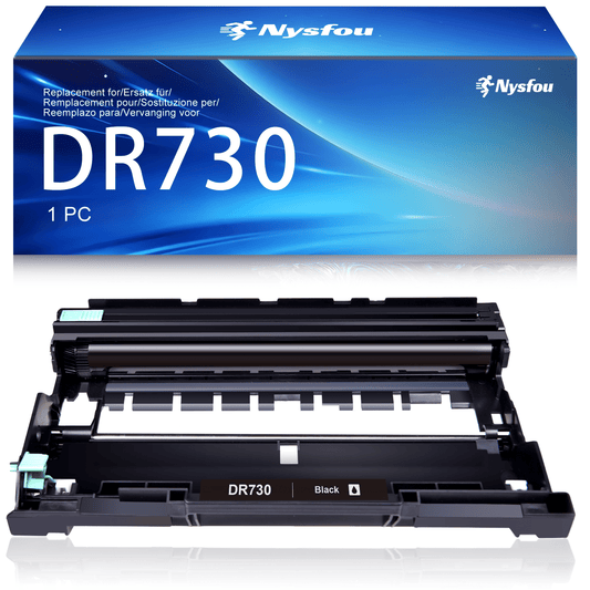 Comaptible DR730 DR-730 Drum Unit Replacement for Brother DR730 for Use with MFC-L2750DW MFC-L2710DW DCP-L2550DW HL-L2350DW Printer( 1 Black)